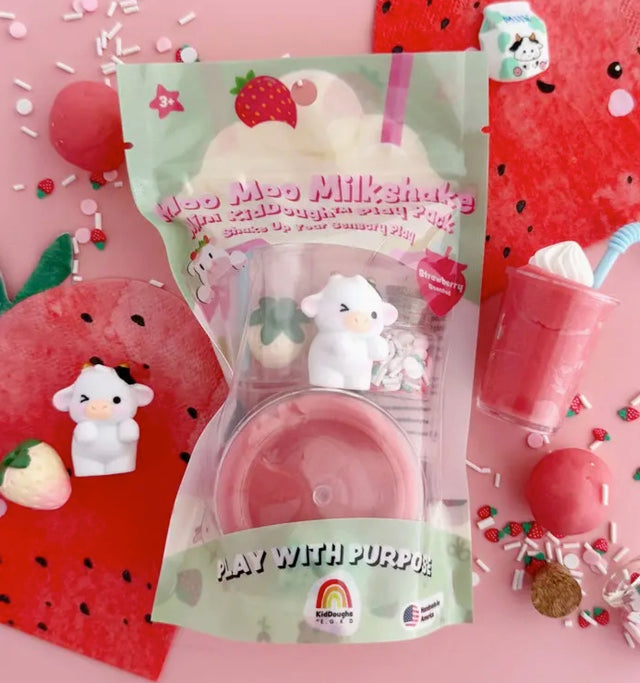 Kiddough Mini Play Pack-Moo Moo Milkshake