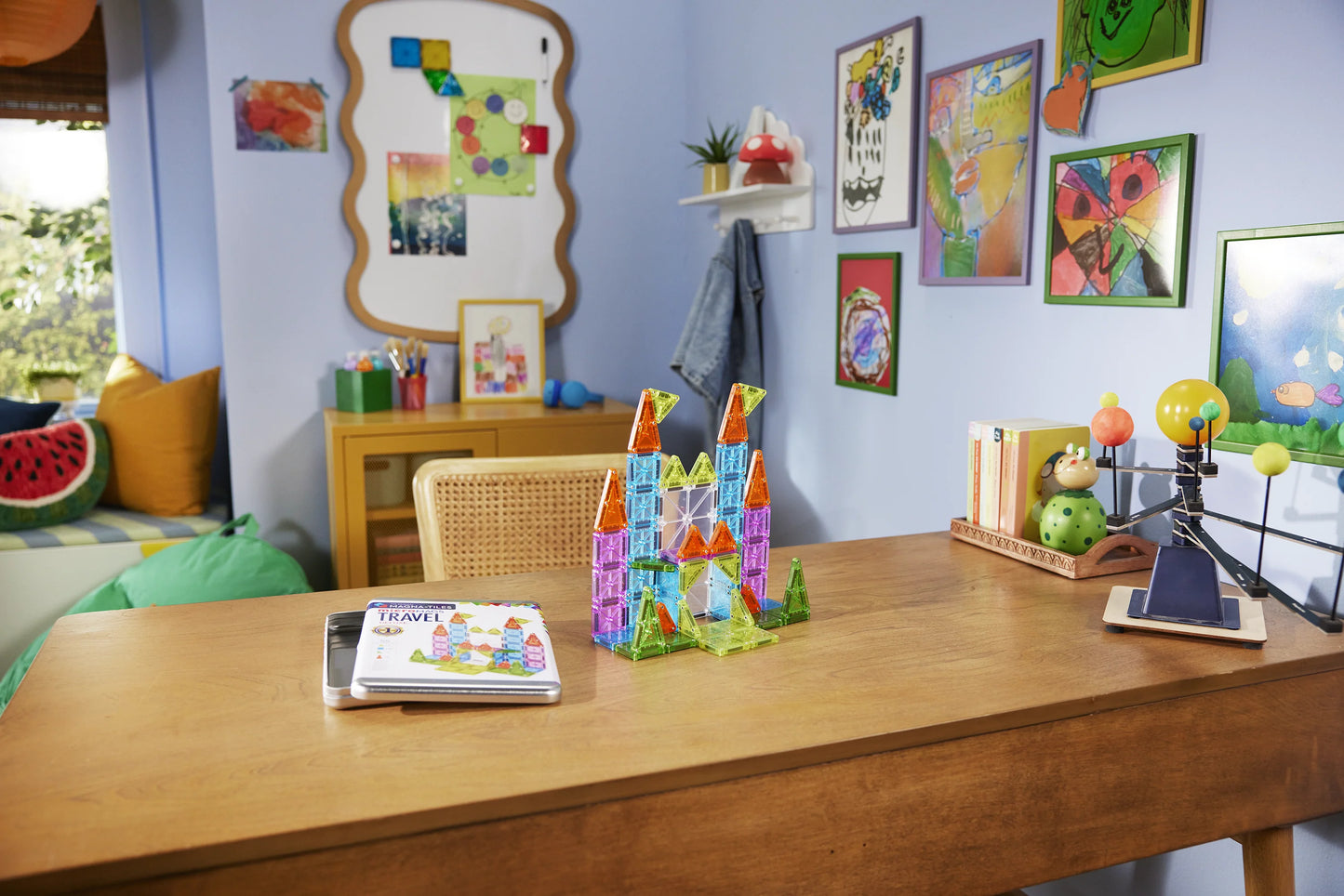 Travel Set Deluxe™ 55 Piece Set - magnatiles