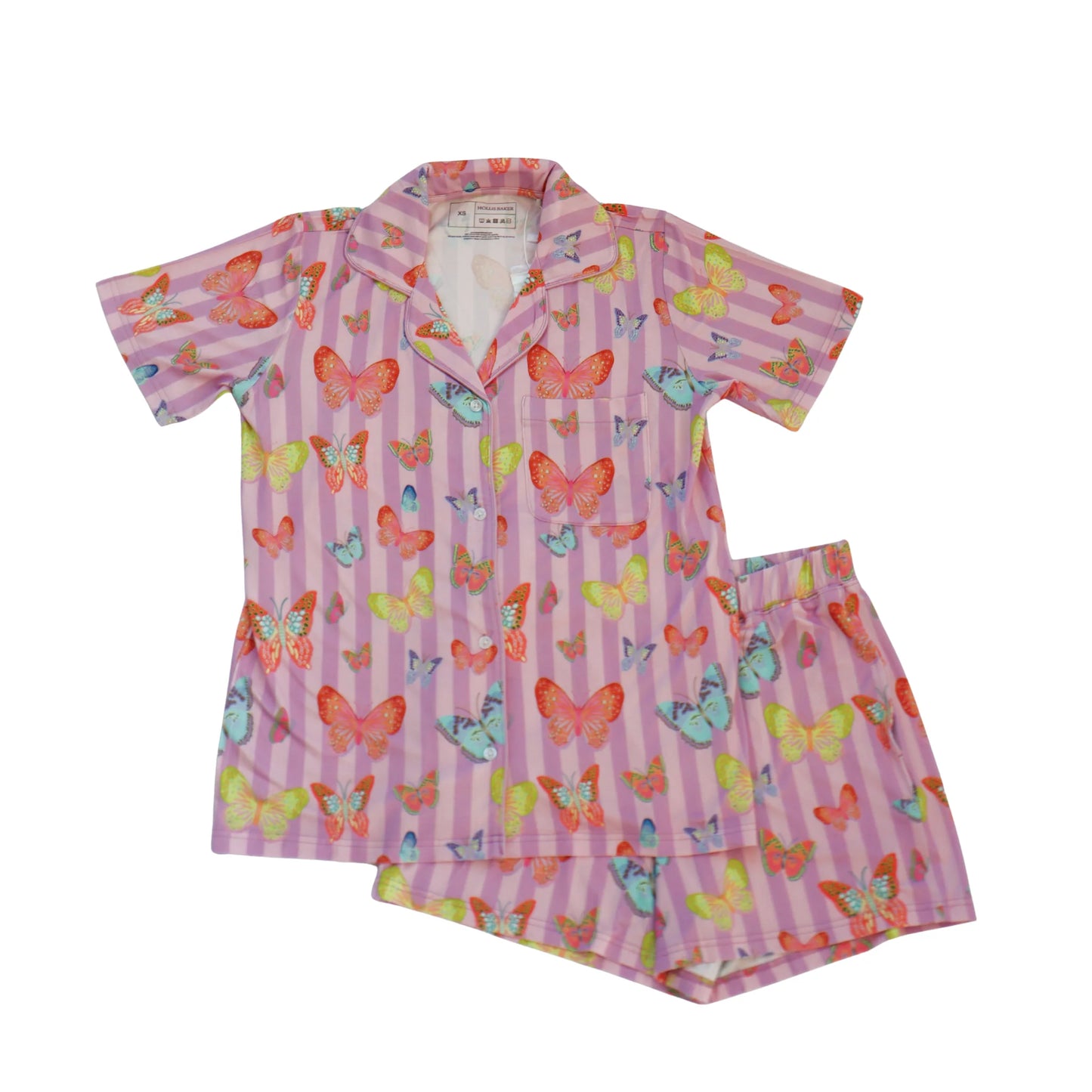 Hollis Baker Ruffle Butterfly Pajamas - Baby Sweet Pea's Boutique