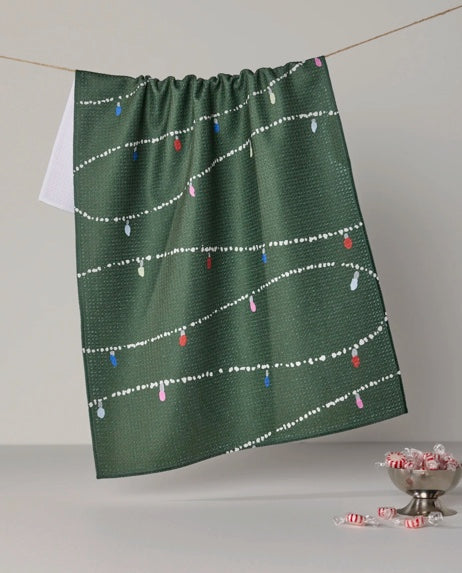 Garland Glow Tea Towel