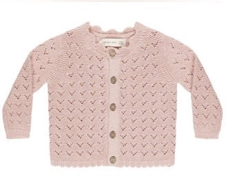 Knit Cardigan Pink