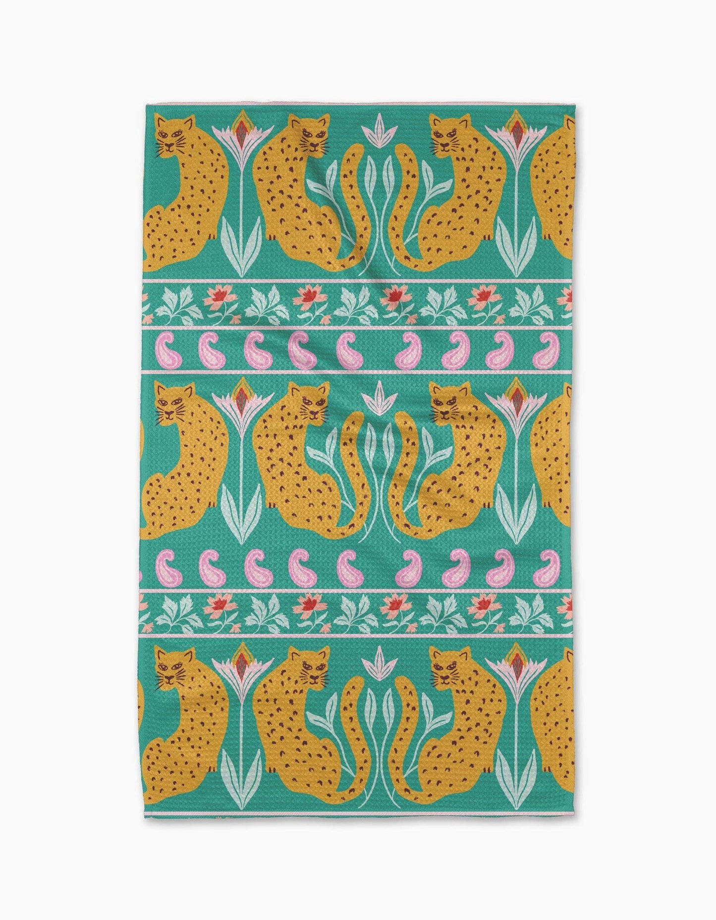 Jungle Blooms Tea Towel