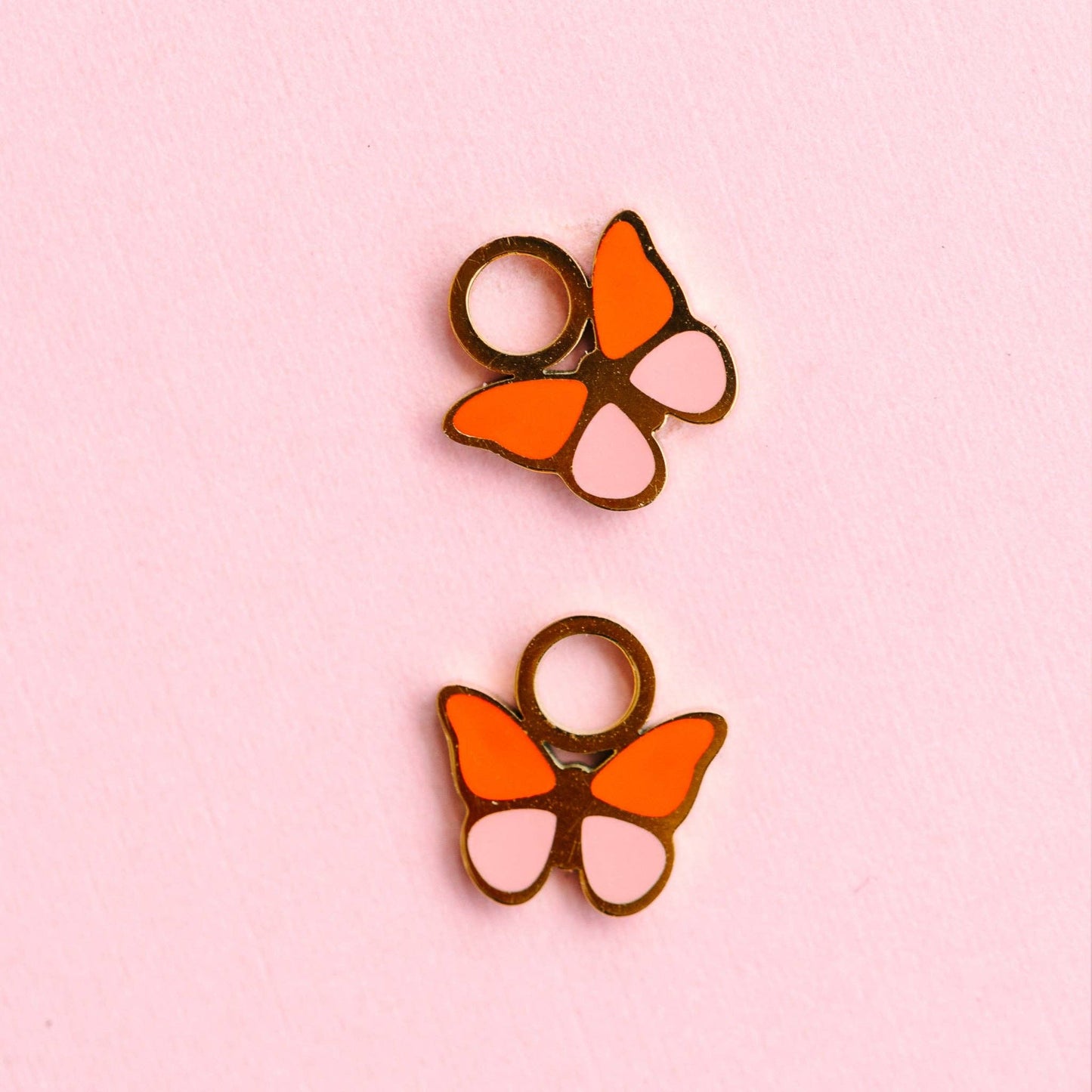 Butterfly Colorblock Charms - Pierced Co