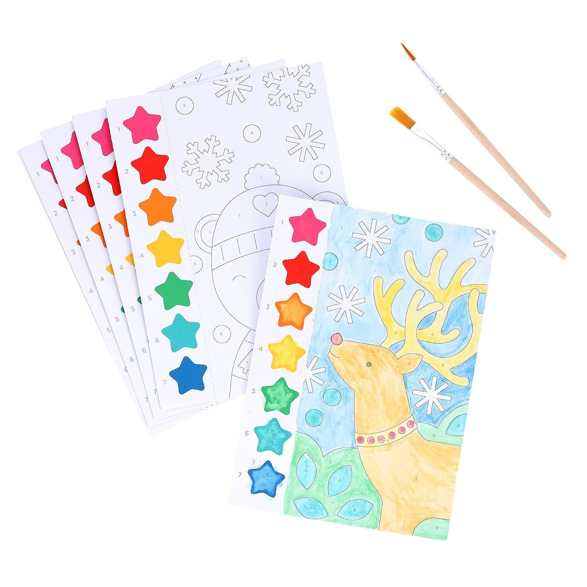 Paint by Numbers Christmas Activity Set