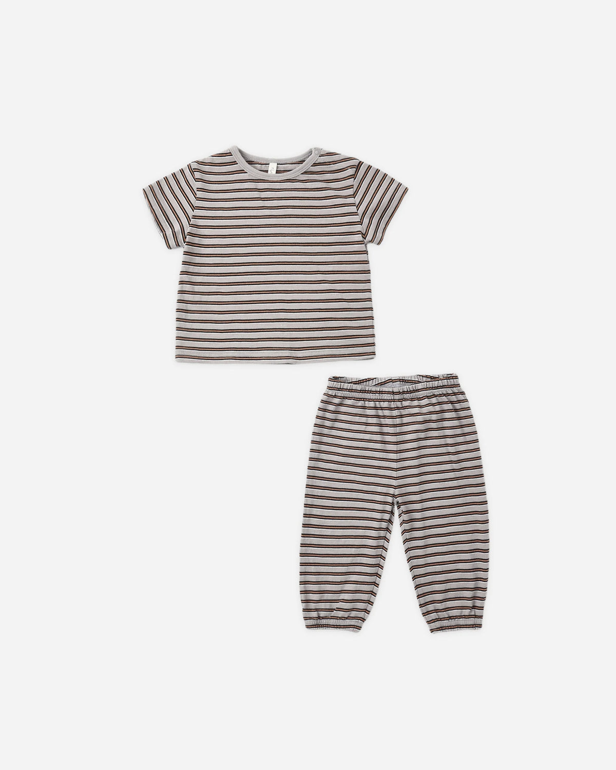 Jersey Tee + Pant Set Vintage Stripe