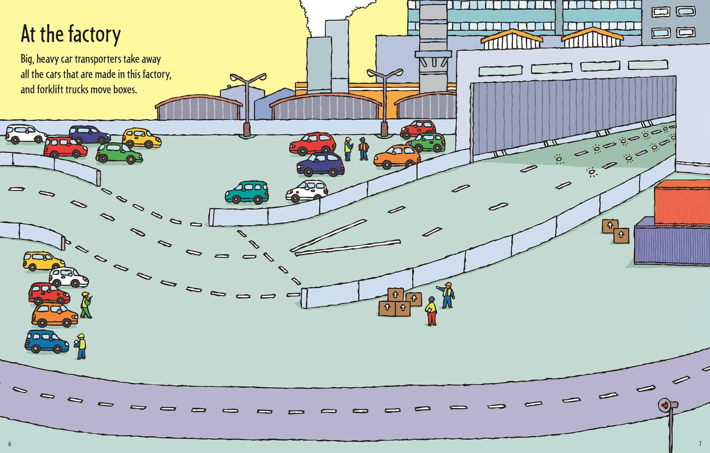 First Sticker Book Trucks - Usborne