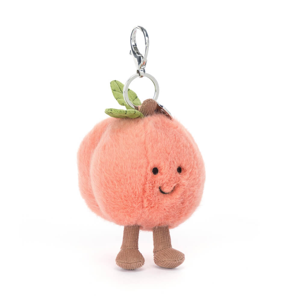 Amuseables Peach Bag Charm - JellyCat