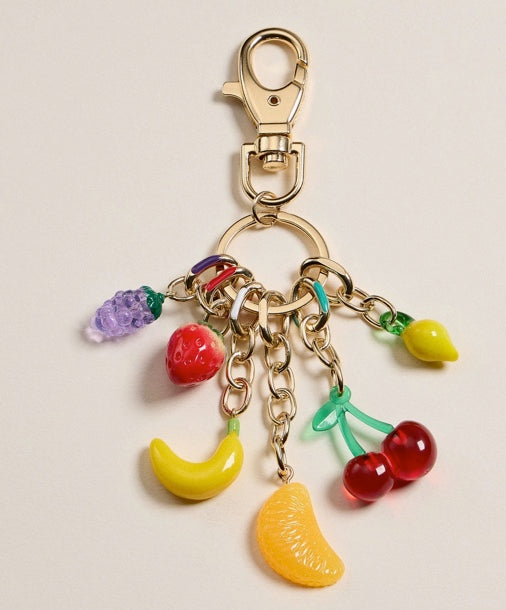 Vibrant Fruit-Inspired Enamel Charm | Keychain & Bag Charm