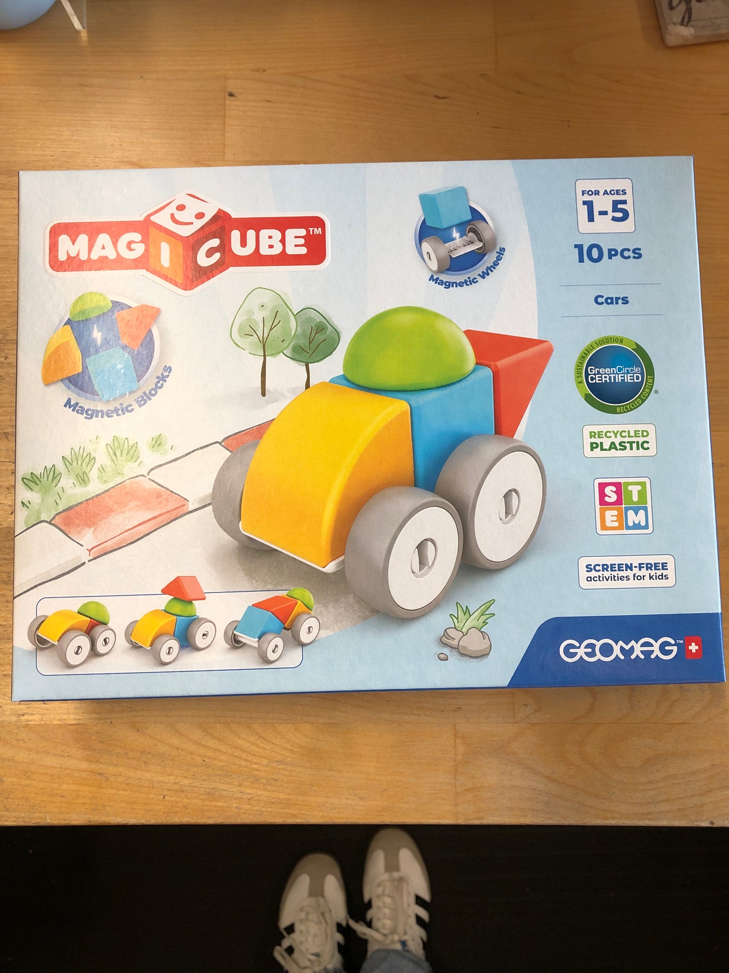 Magnetic Blocks- Cars - Geomag
