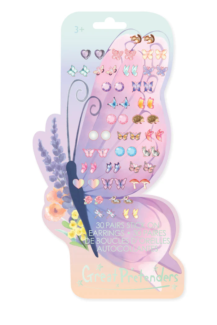 Butterfly Sticker Earrings - Great Pretenders