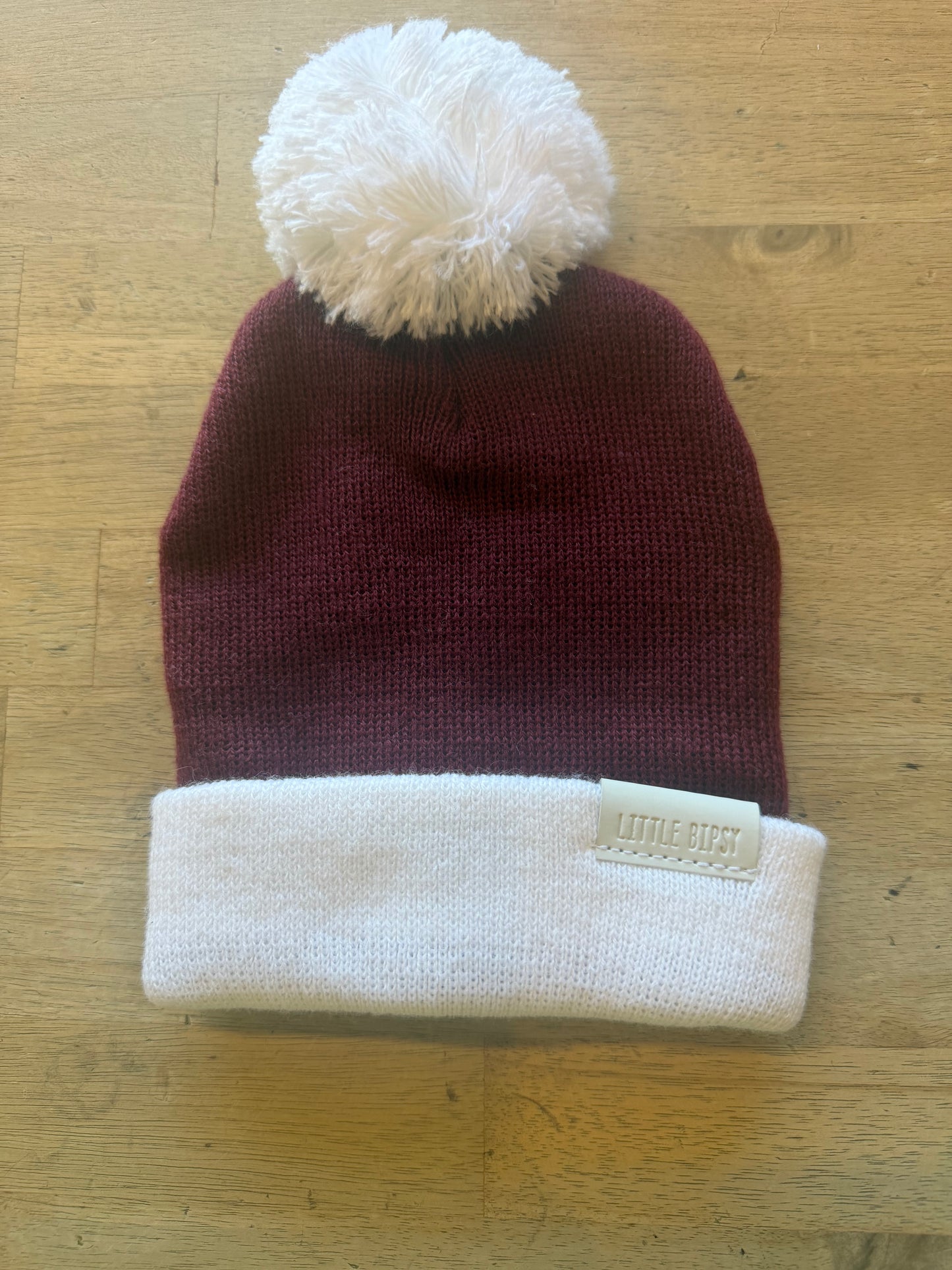Santa Beanie - Burgundy
