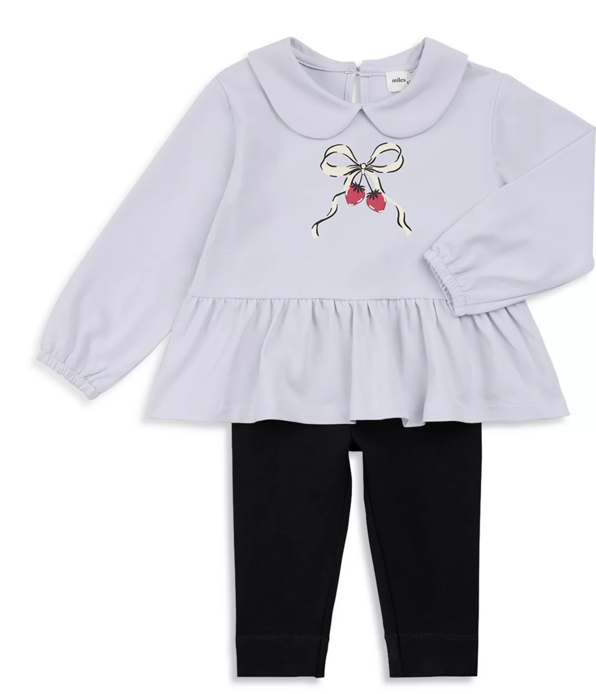 Girls' Bow Print Legging Set - Baby