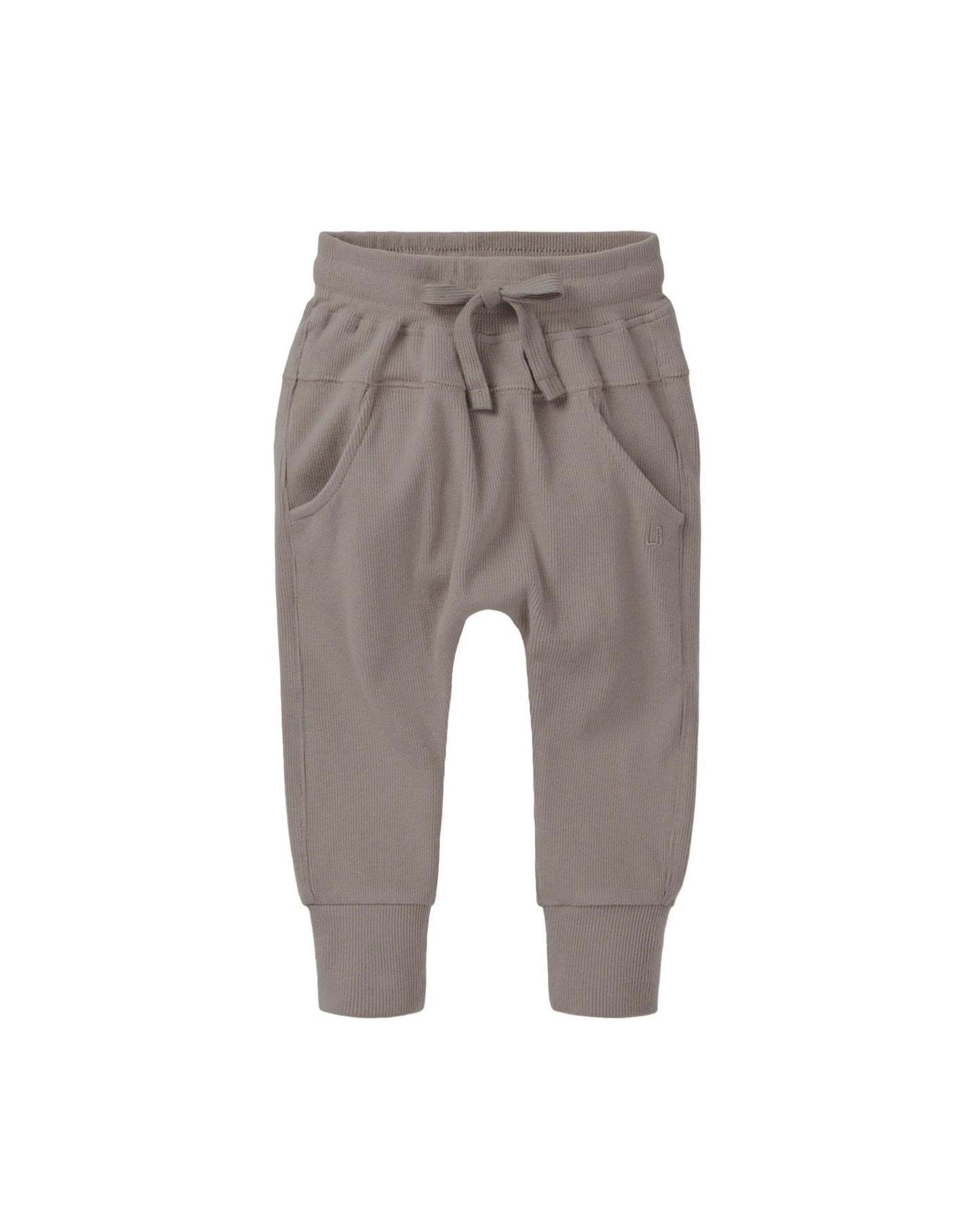 Ribbed Jogger - Mushroom