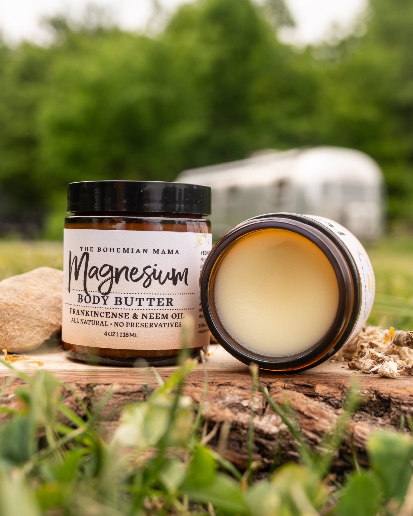 MAGNESIUM BODY BUTTER / FRANKINCENSE 2oz - Bohemian Mama