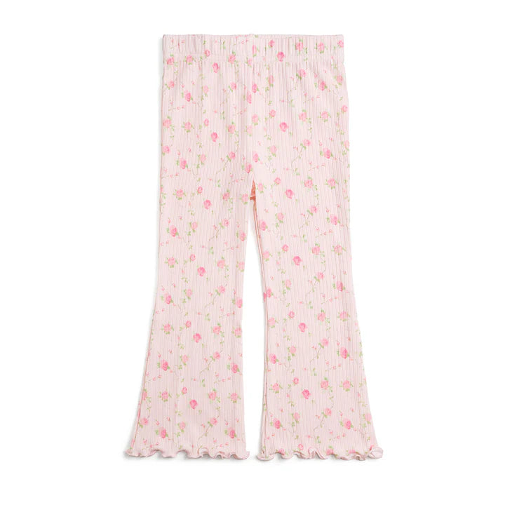 Pink Rose Flare Legging