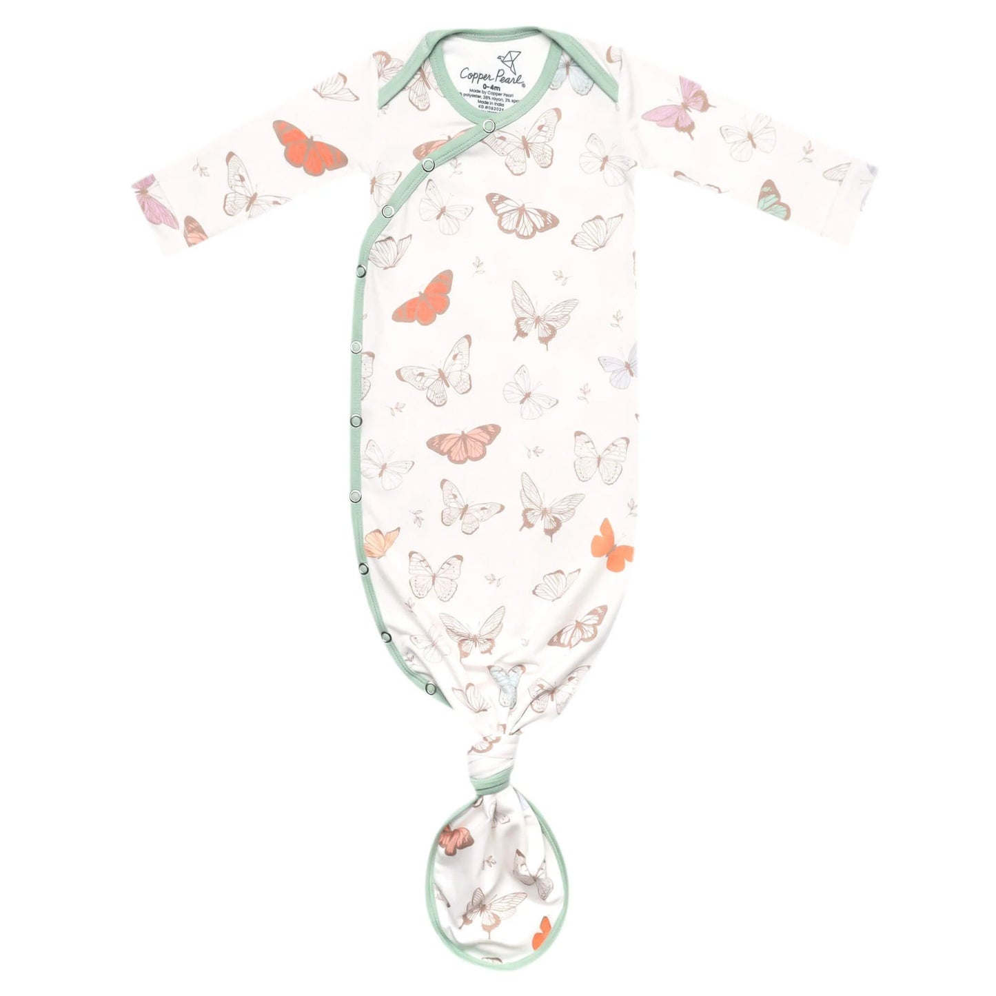 Newborn Knotted Gown- Luna