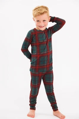 Holiday Heritage Plaid Two Piece Set - In My Jammers