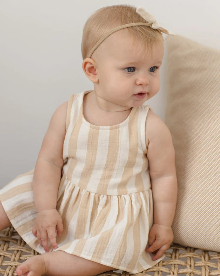 Skirted Tank Romper Summer Stripe