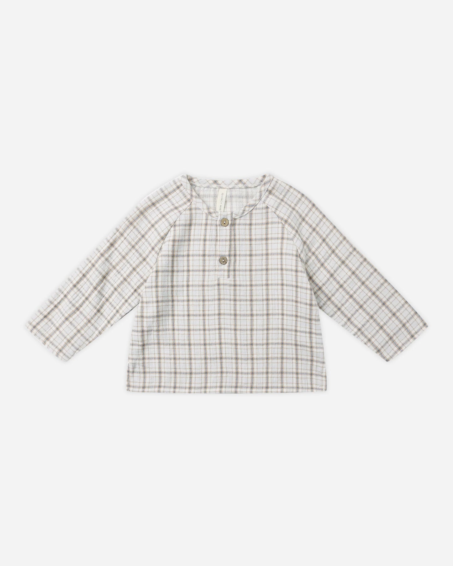 Zion Shirt || Blue Plaid