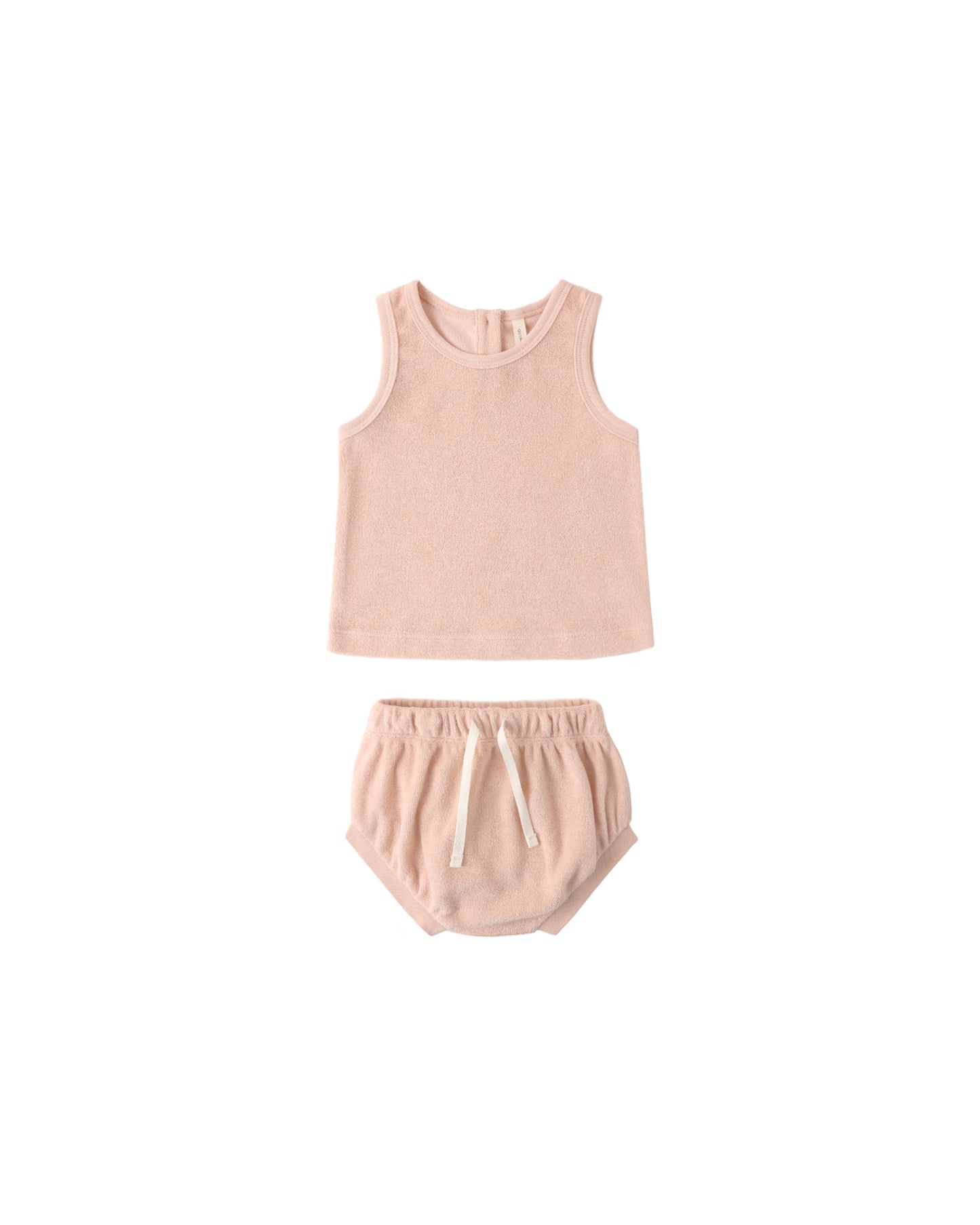 Terry Tank + Short Set || Melon - Quincy Mae