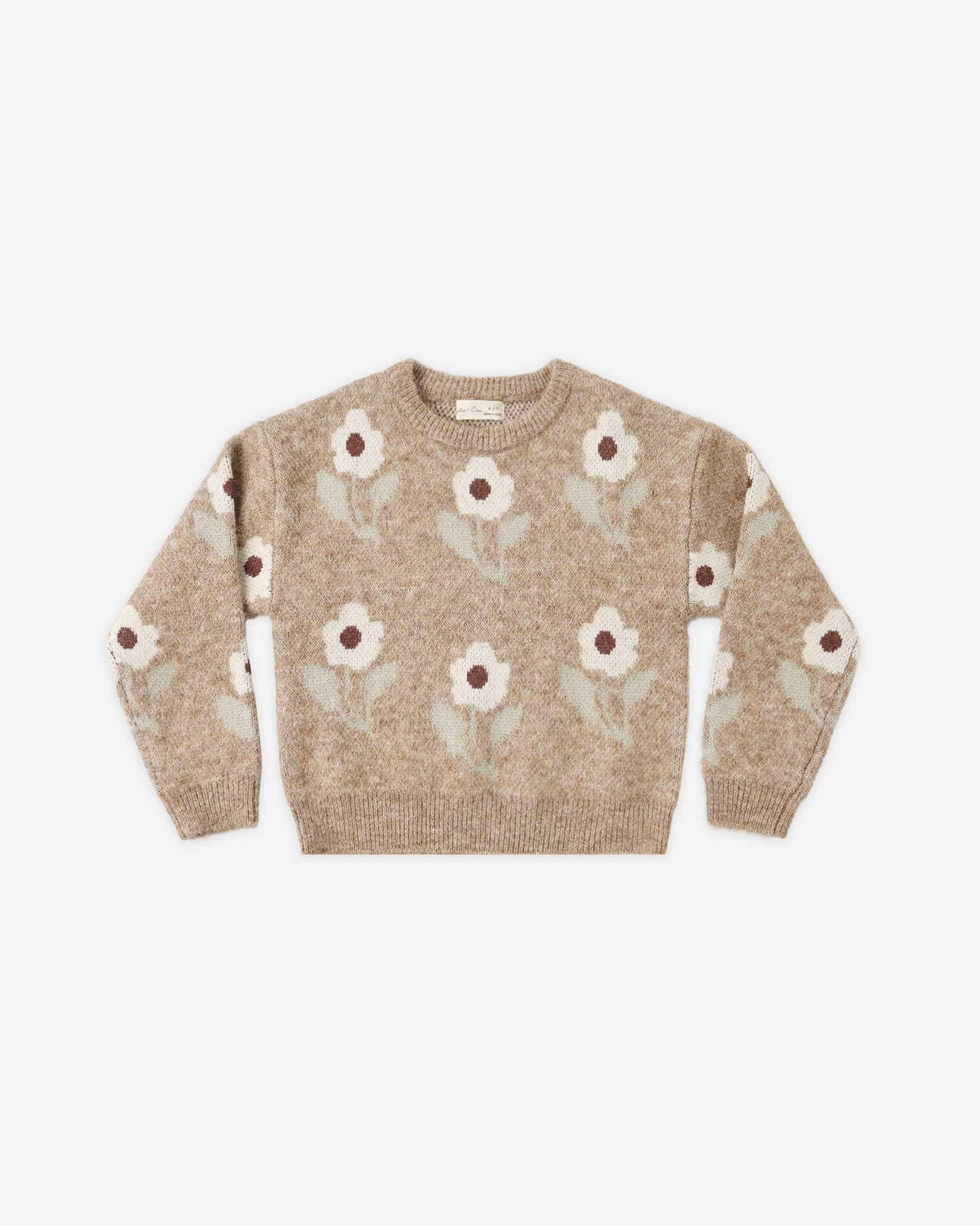 Aspen Sweater Fawn Flower
