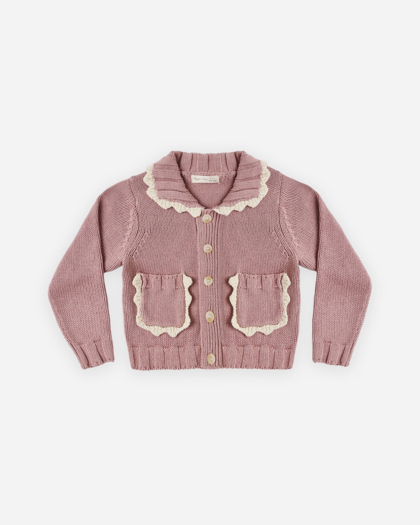 Collard Cardigan Rosewood