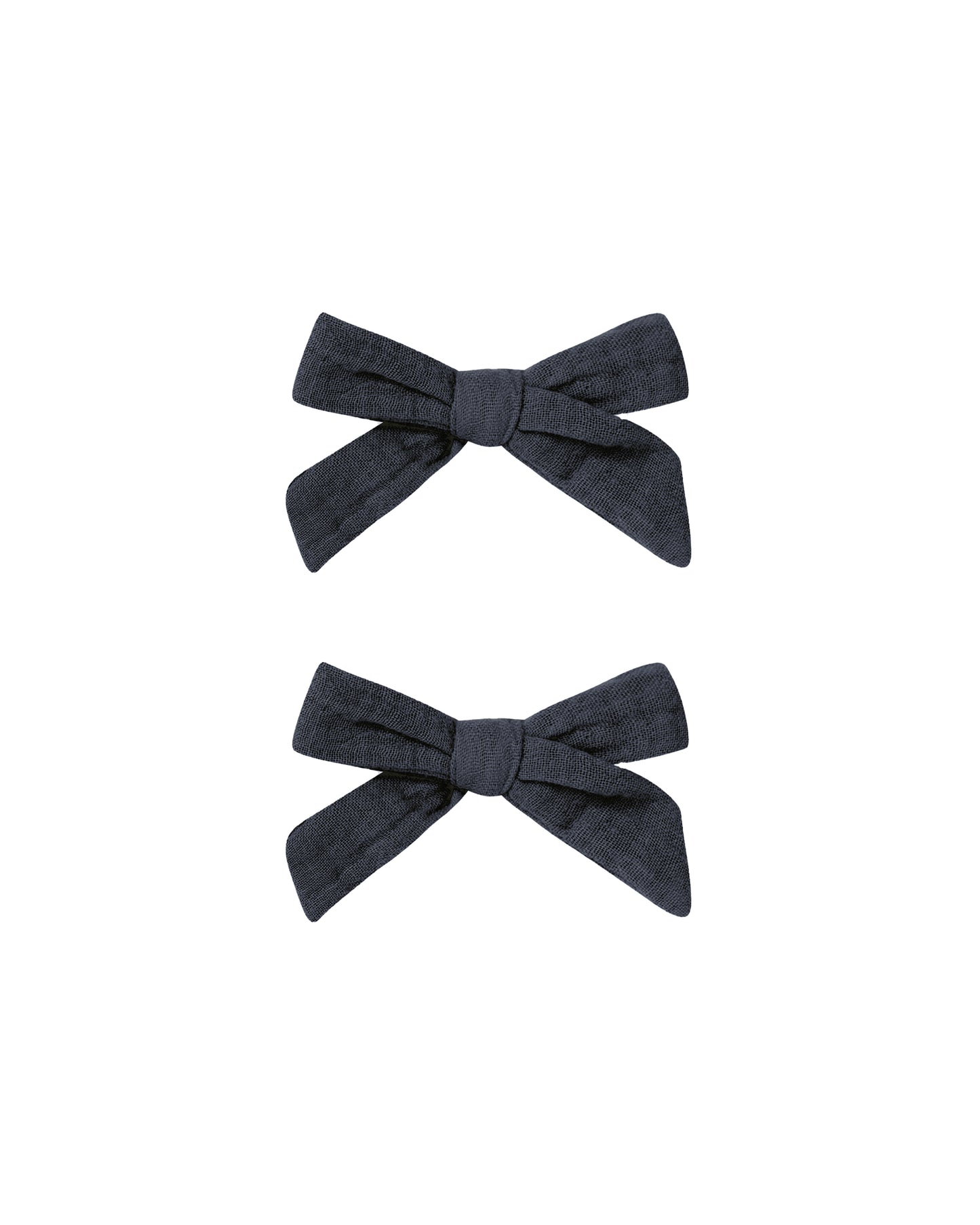 Bows, Set Of 2 | Navy