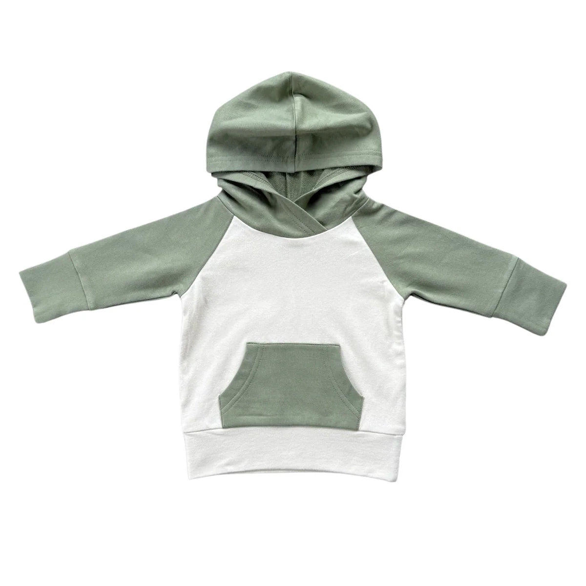 Raglan Hoodie Olive