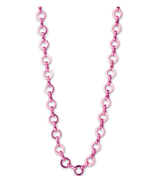 Pink Chain Necklace - Charm Its