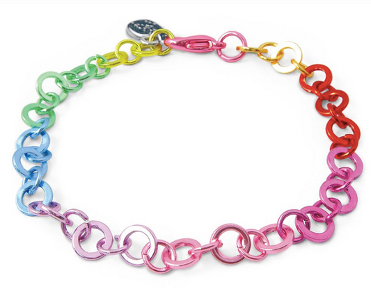 Rainbow Chain Bracelet - Charm Its
