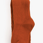 Pumpkin Spice Cable Knit Tights - Little Stocking Company