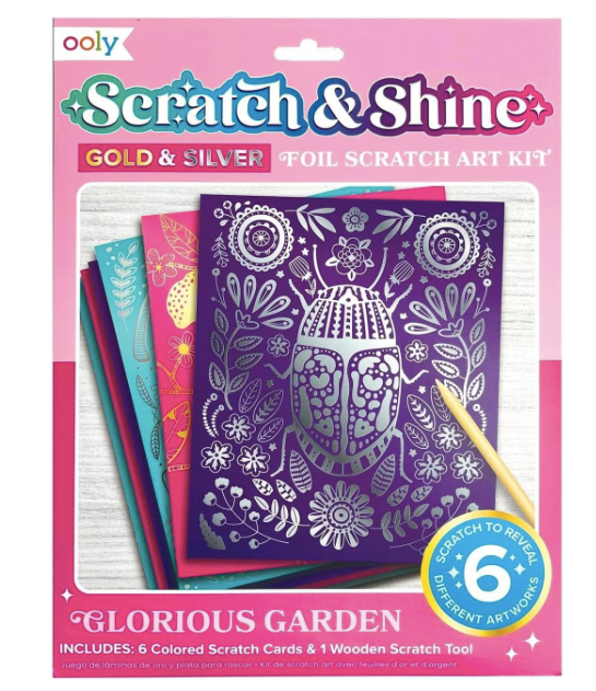 Ooly, Scratch & Shine: Silver & Gold Foil Scratch