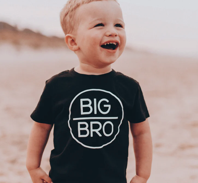 BIG BRO CIRCLE TEE - BLACK - Lenox James