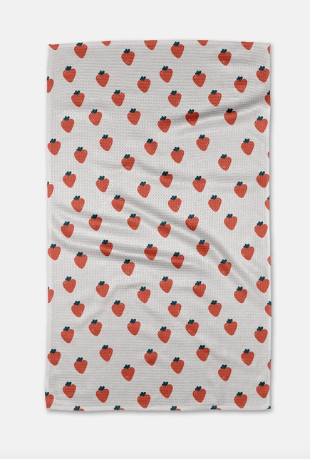 Strawberry Love Tea Towel