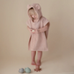 Bear Poncho Towel- Blush - Baby Sweet Pea's Boutique