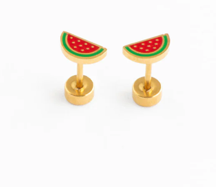 Watermelon Stud Earrings