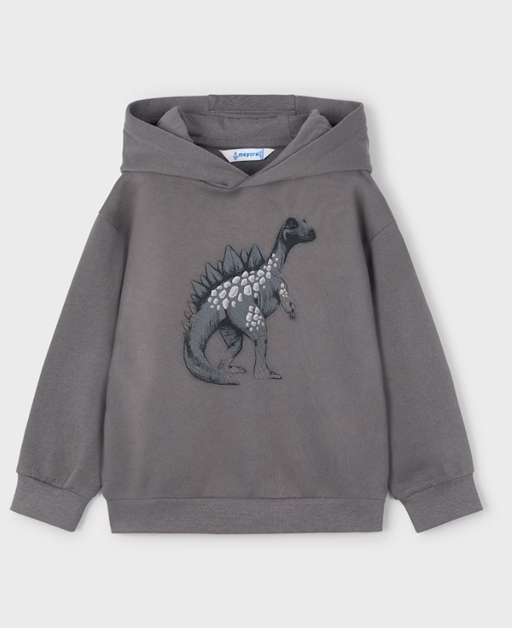 Boy Printed Sweatshirt - Gray Dinosaur - Mayoral