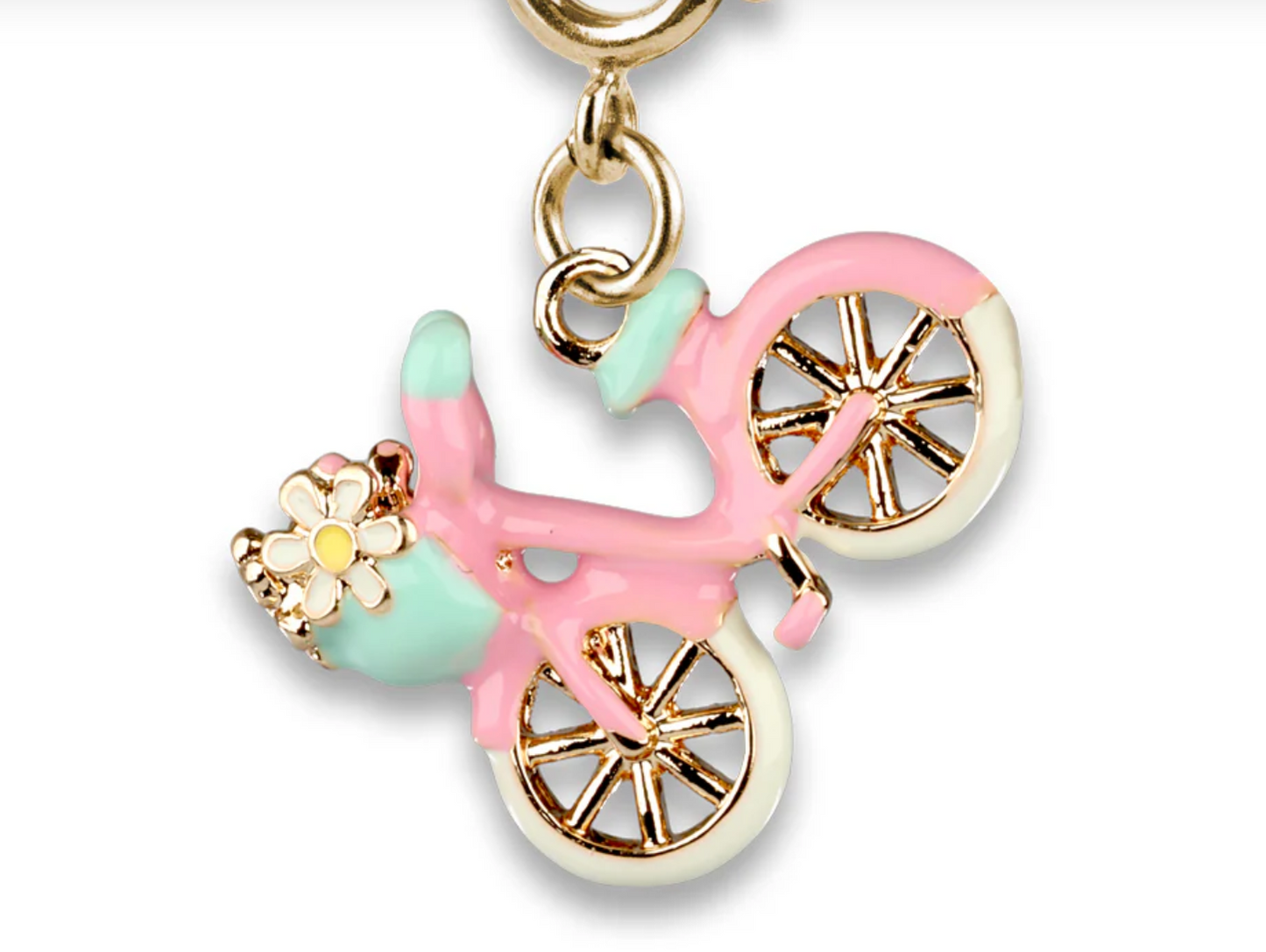 Gold Bicycle Charm