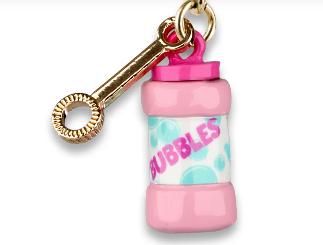 Gold Bubbles Charm