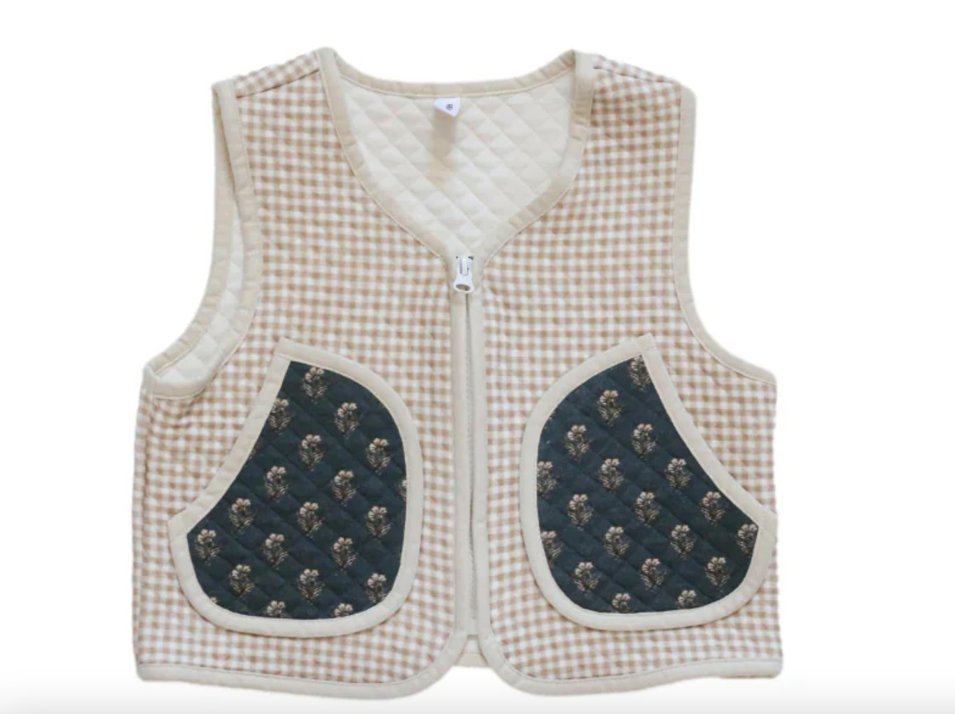Quilted Vest-Vichy Check - Remington Road Kids