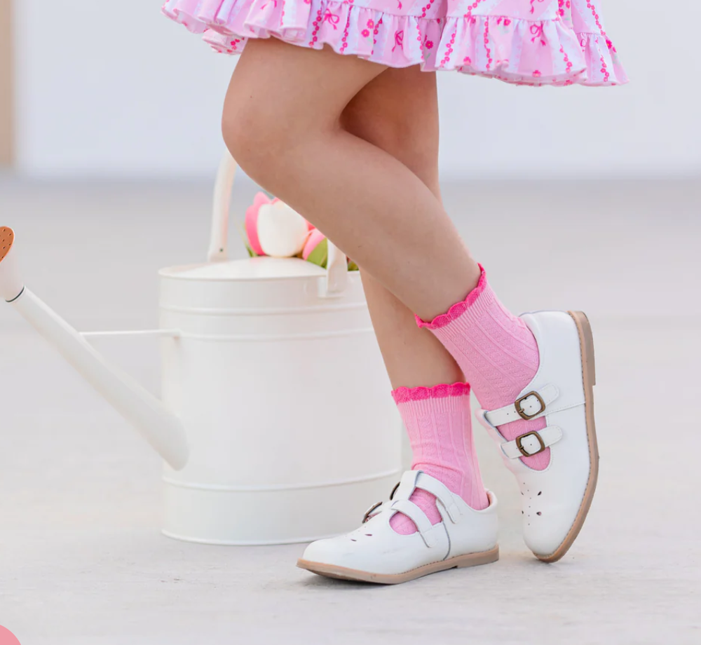 Blossom Frill Midi Socks