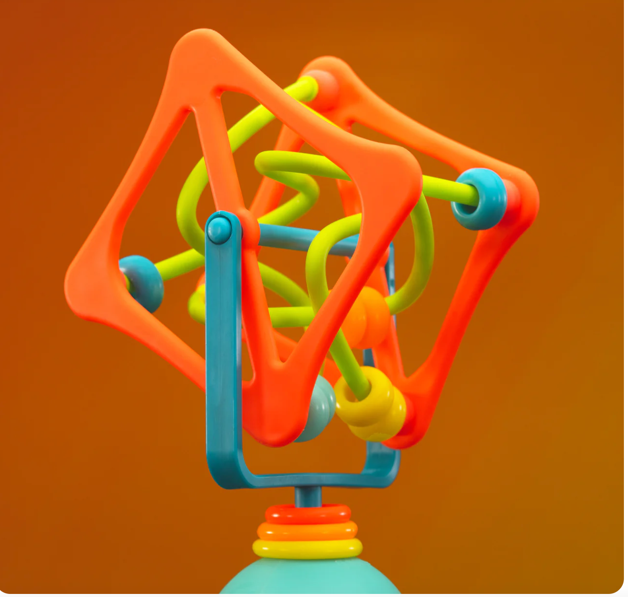 Spinning Cube Tray Toy