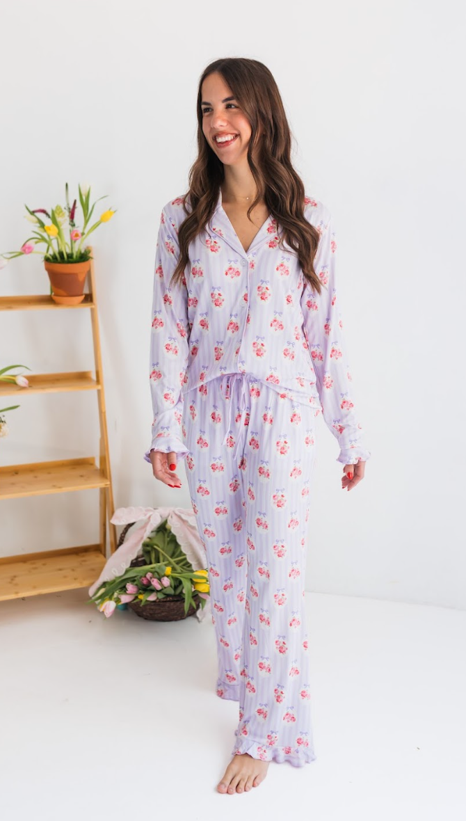 Petal Pop Women's Long Sleeve Ruffle Set - Baby Sweet Pea's Boutique