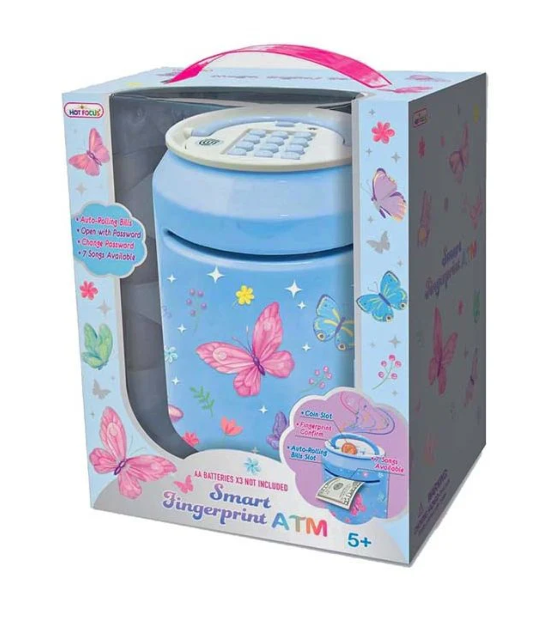 Smart Fingerprint ATM Tie Dye Butterfly - Baby Sweet Pea's Boutique