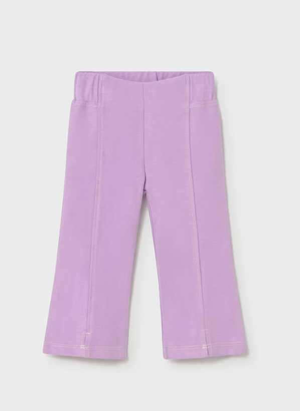 Purple Flare Knit Leggings - Mayoral