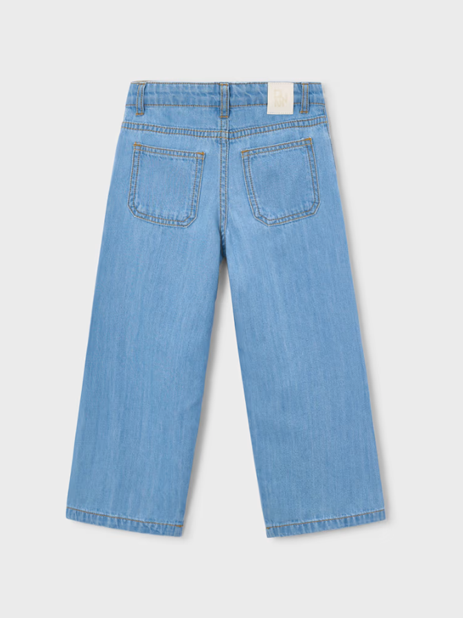 Girls Denim Flare Pants
