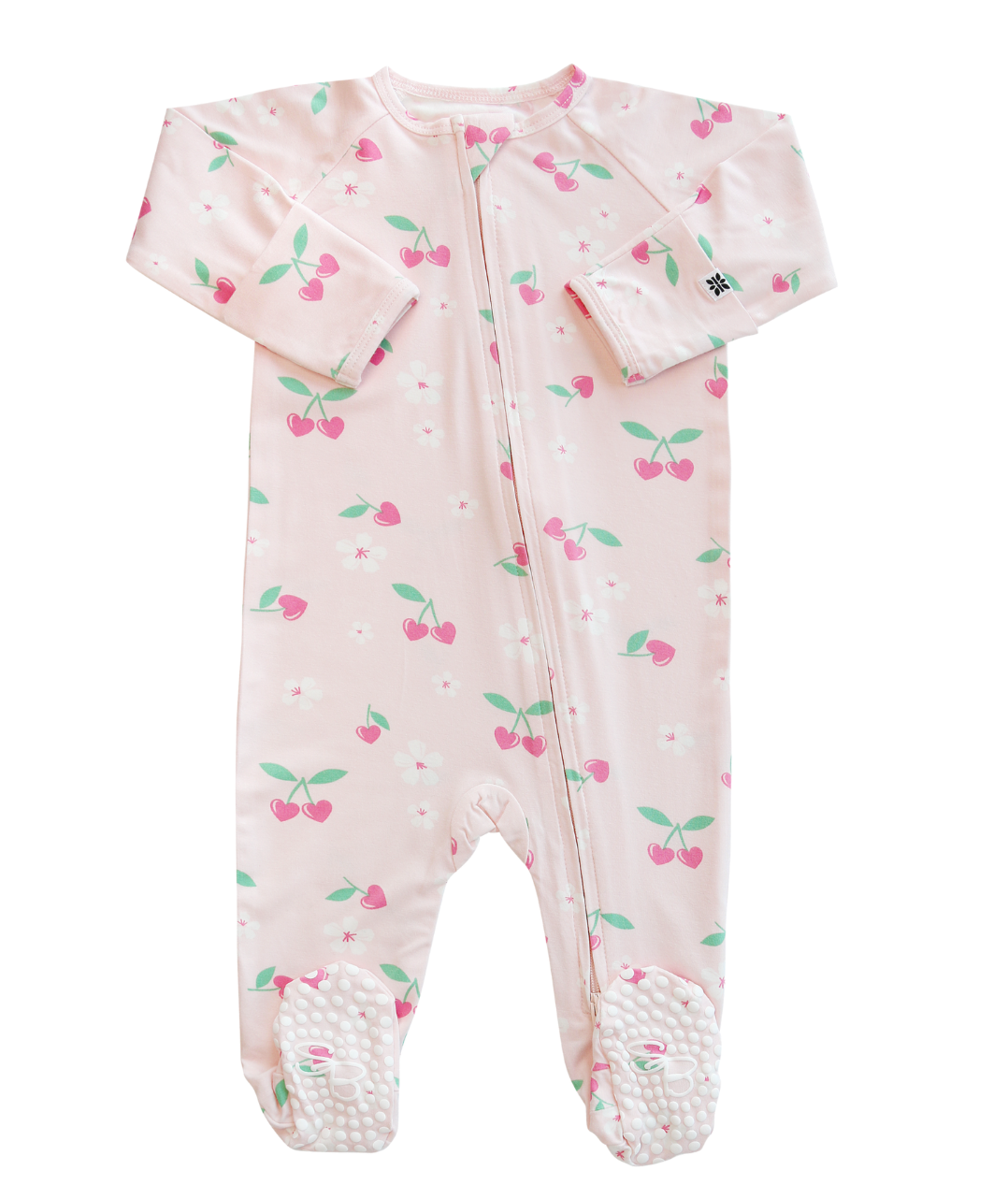 Zipper Footie - Sweetness - Sweet Bamboo