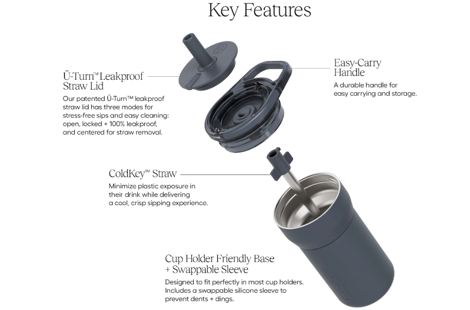 Leap 12oz Neon Pink - BruMate