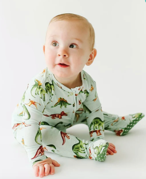 Footie Zippered One Piece- Buddy - Posh Peanut