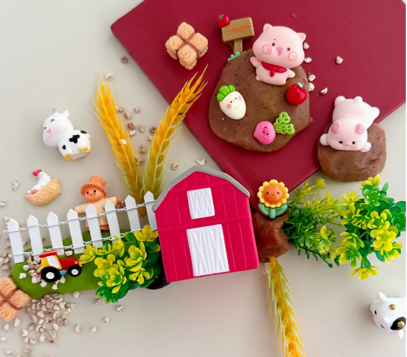 Farm Kiddough Play Kit - Earth Grown KidDoughs (KidDoughs by EGKD)